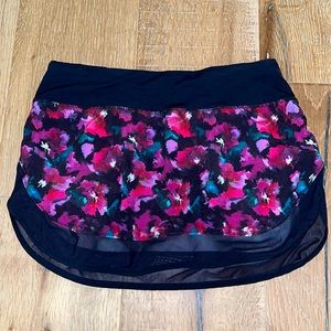 LULULEMON, LIKE NEW floral tennis skirt